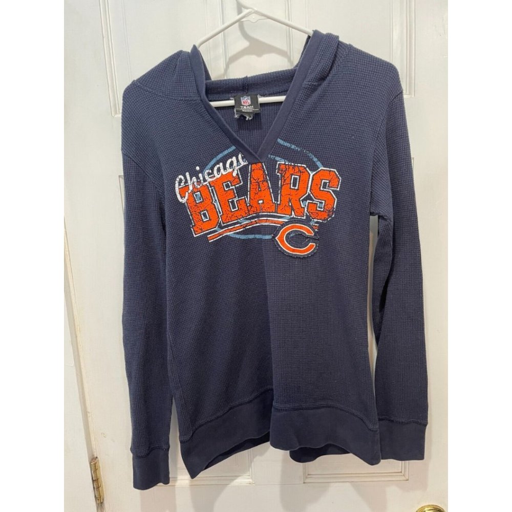 Chicago Bears NFL Team Apparel Women's Graphic Hoodie Size Unknown See Desc